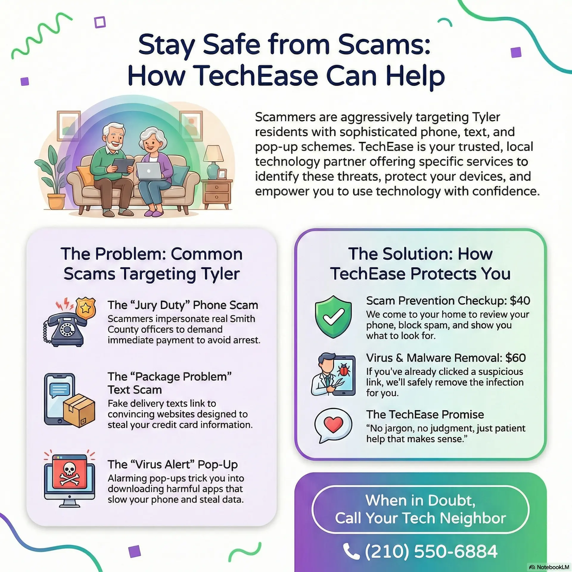 TechEase team ready to help Tyler residents with scam prevention