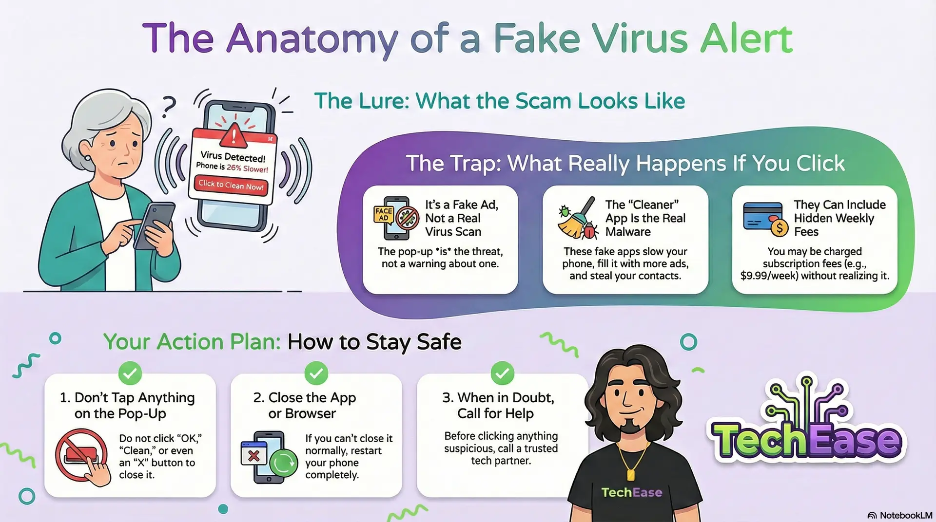 Guide to identifying Android virus alert scams