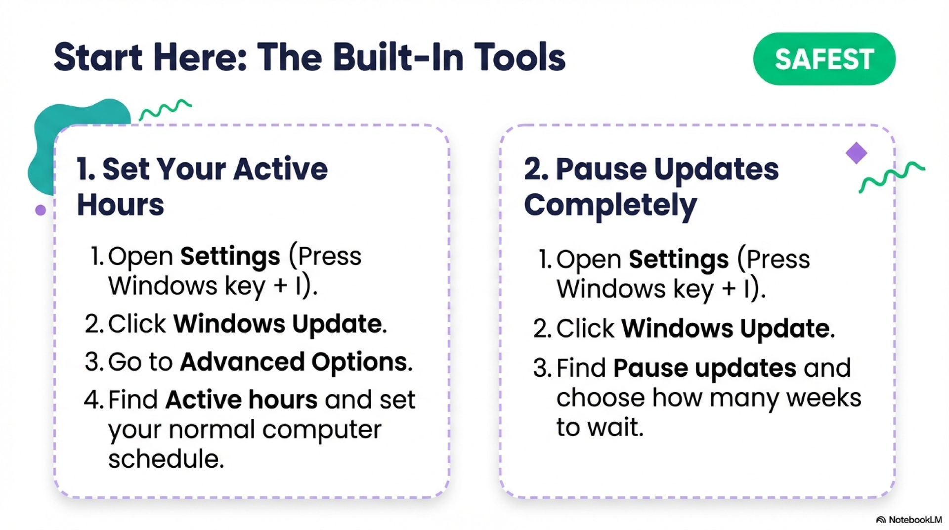Windows Update Tip Slide 2 - Metered Connection