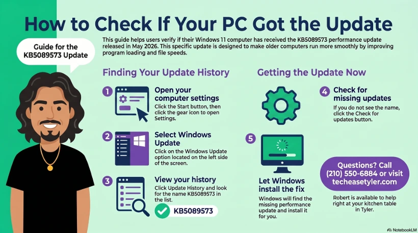  Senior's in Tyler Texas Should keep Laptop and Desktop PC Computers and tablets Updated  to stay safe online