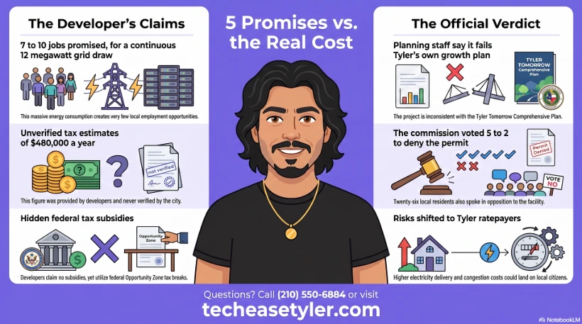 The real cost of the bitcoin data center in Tyler Texas