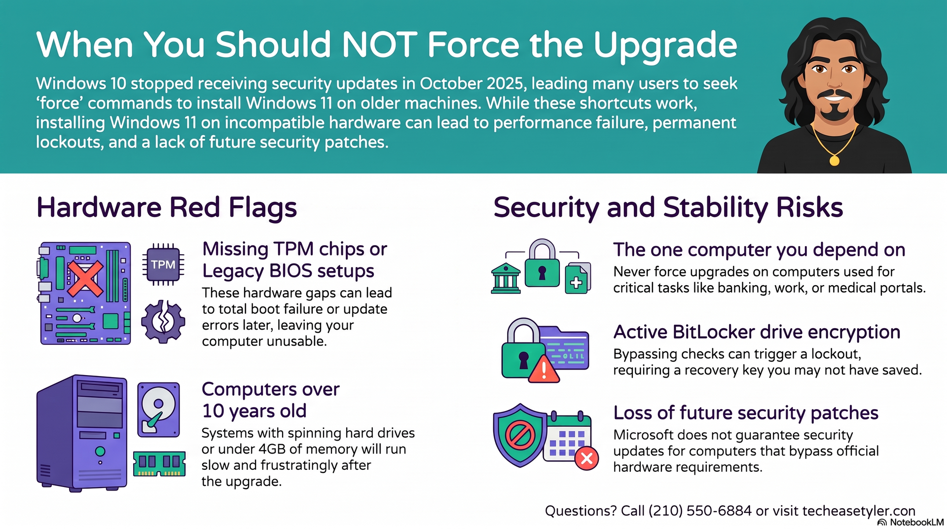 When to force a windows 10 upgrade to windows 11 and when not to 