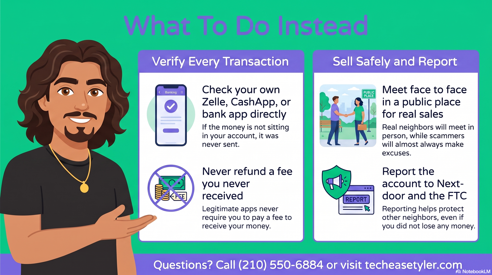 nextdoor app scams what to do instead
