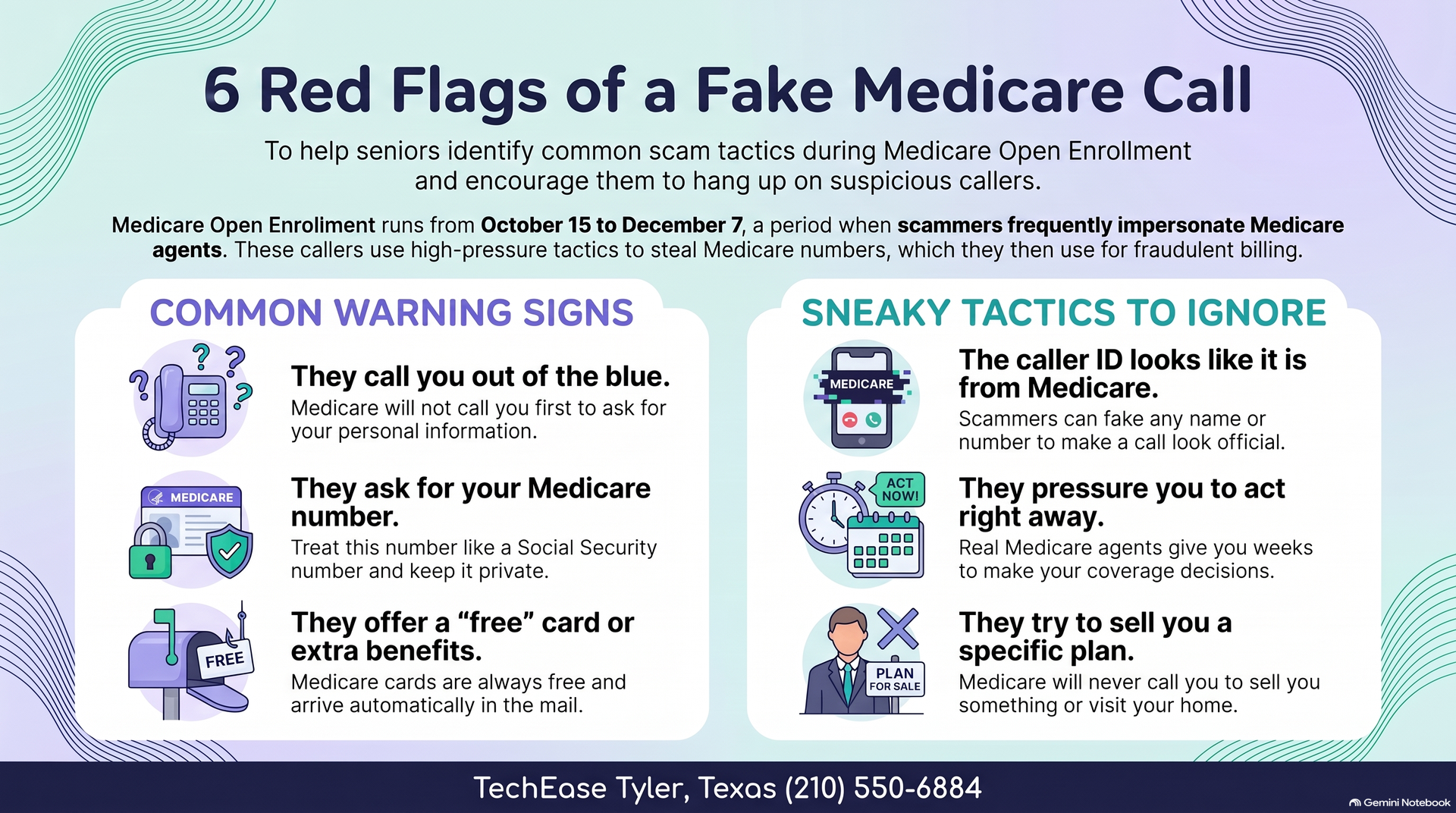 The red flags of a fake Medicare call